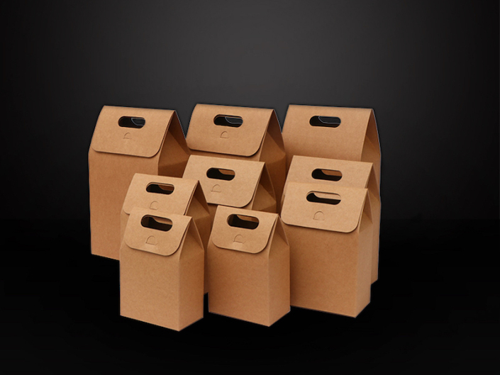 Embrace eco-friendly kraft paper food boxes with handles