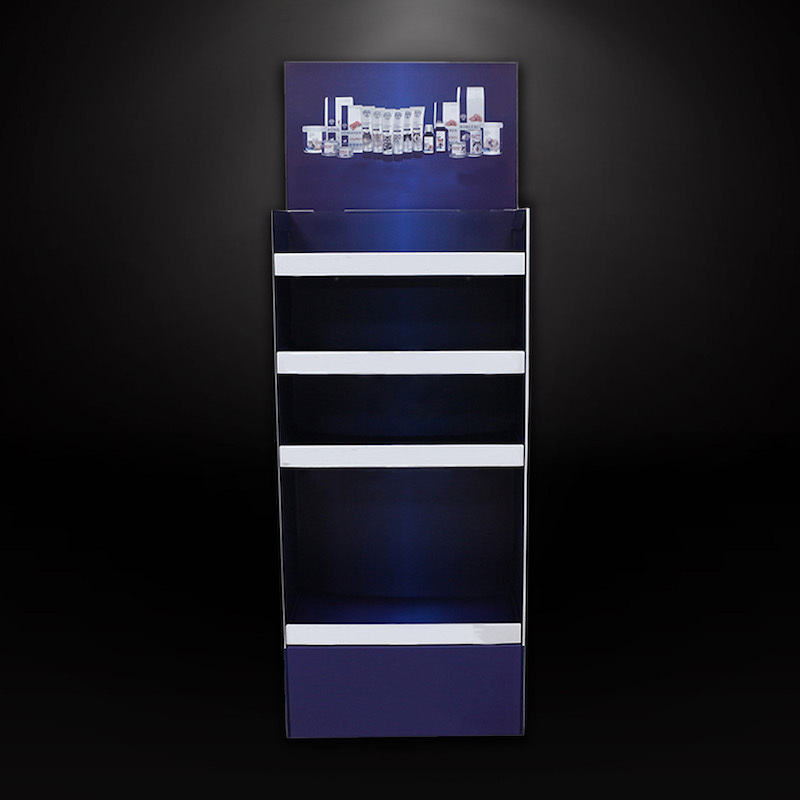 paper retail PDQ display cosmetics toys promotion