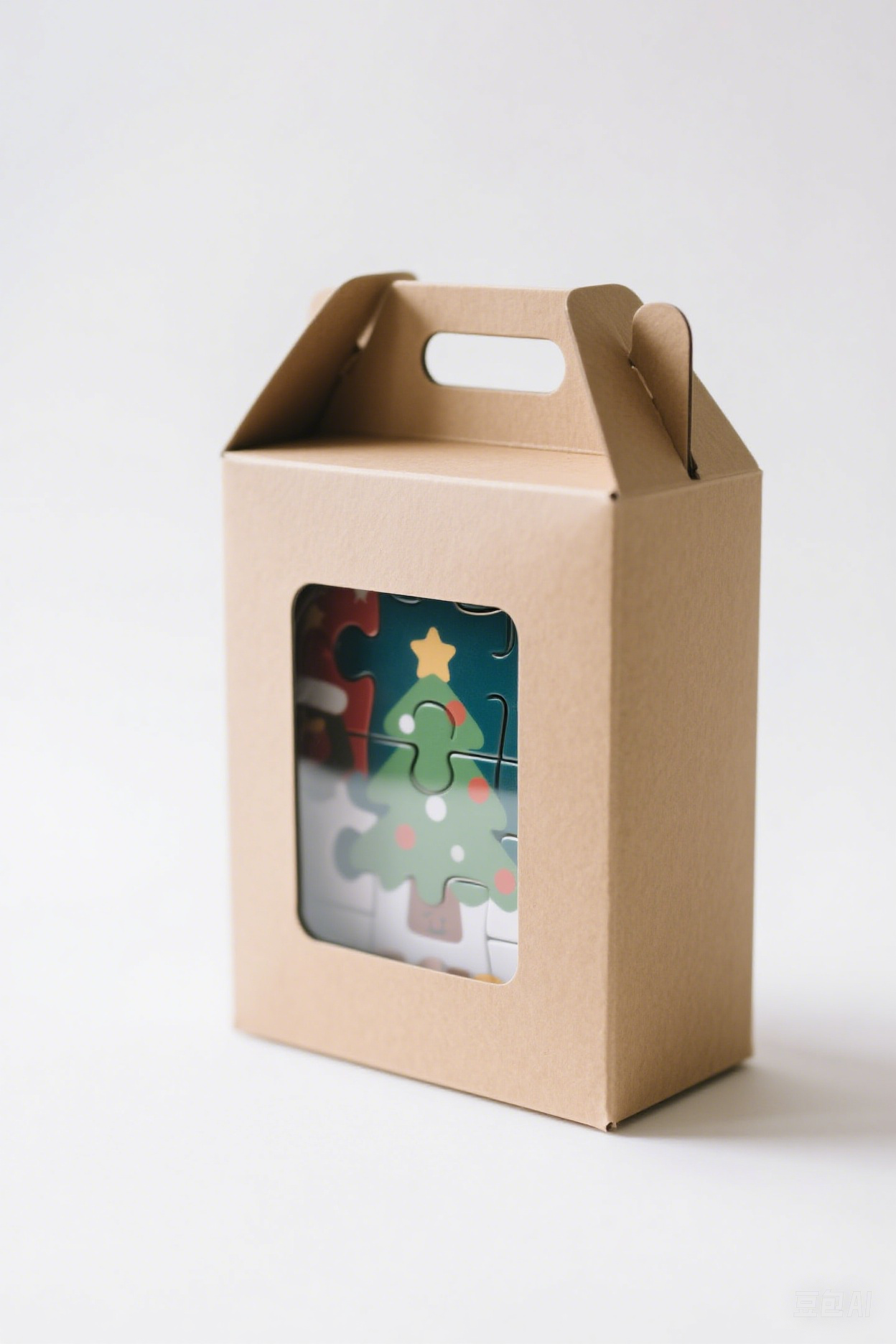 Window paper box for Christmas