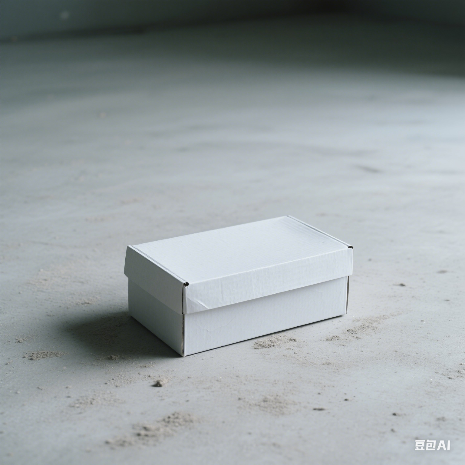 displayed on the white kraft box