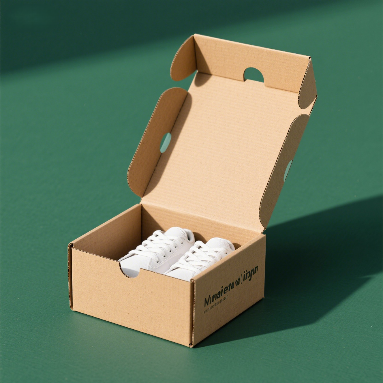 Folding function shoes paper packaging box