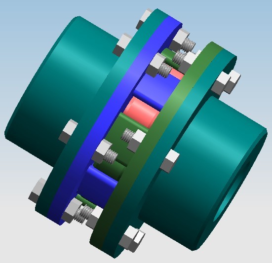 double flange coupling