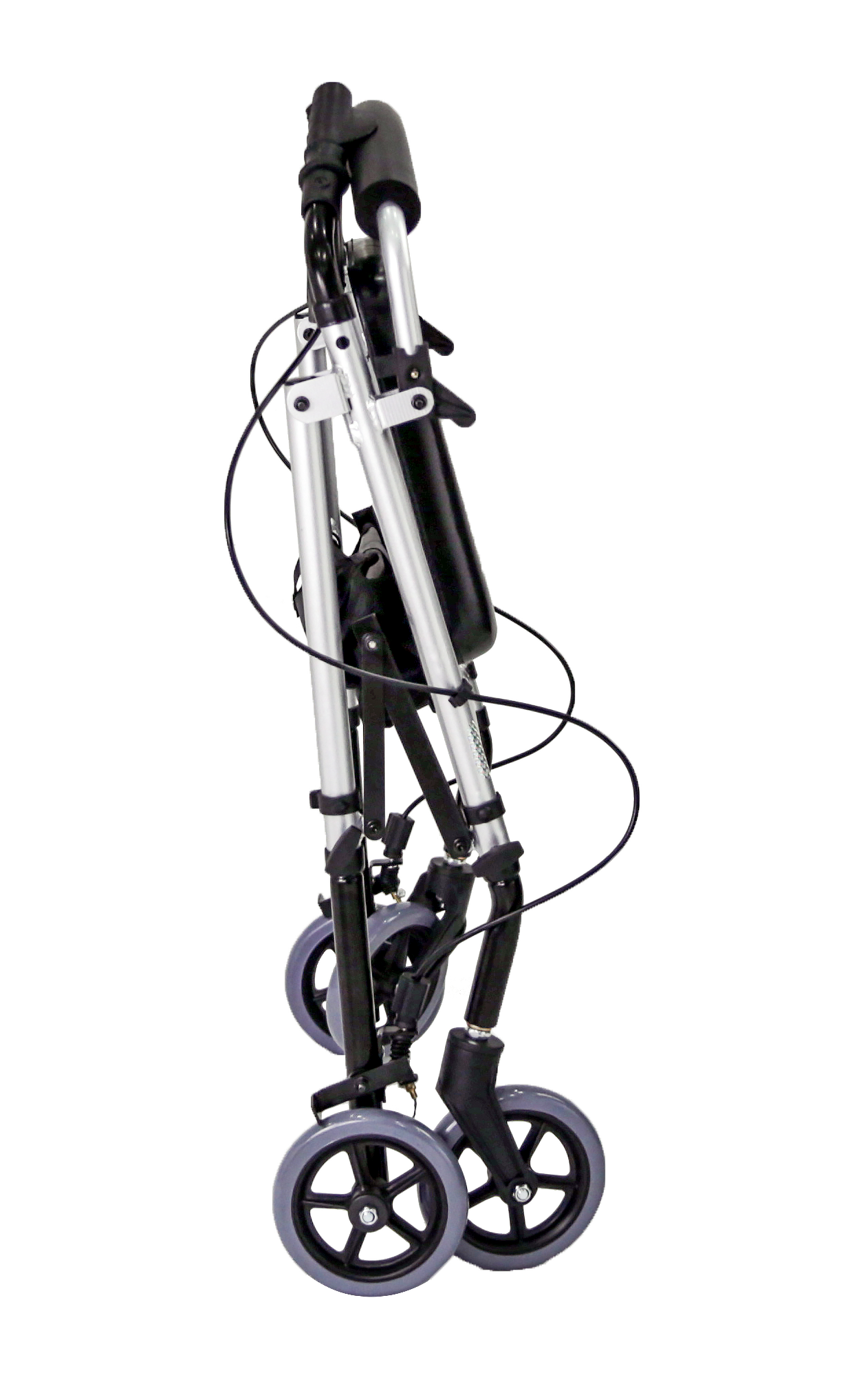 Rollator pliabil din aluminiu cu coș