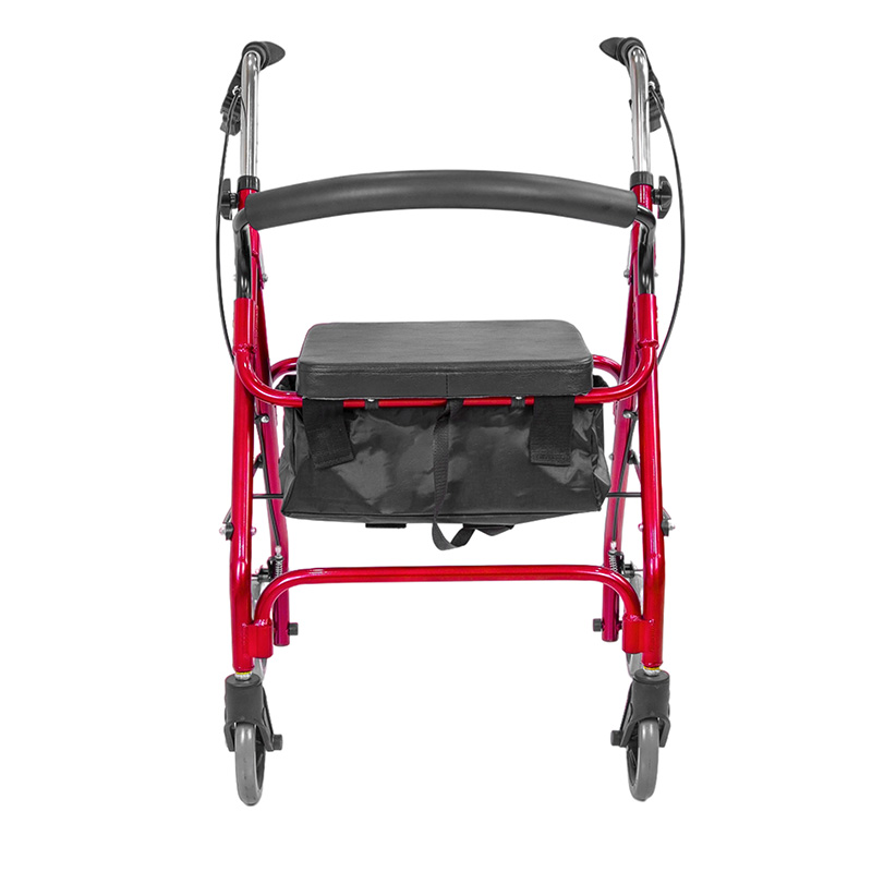 Rollator pliabil din aluminiu cu coș