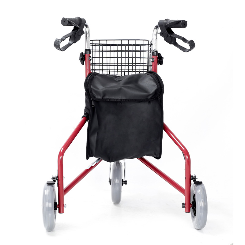 Andador plegable de aluminio con ruedas de 8