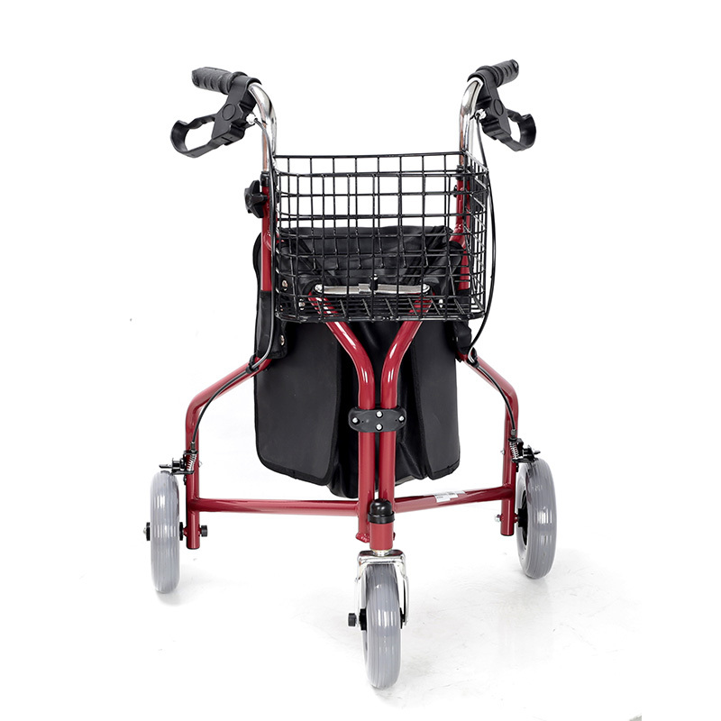 Foldable Aluminum Rollator With 8
