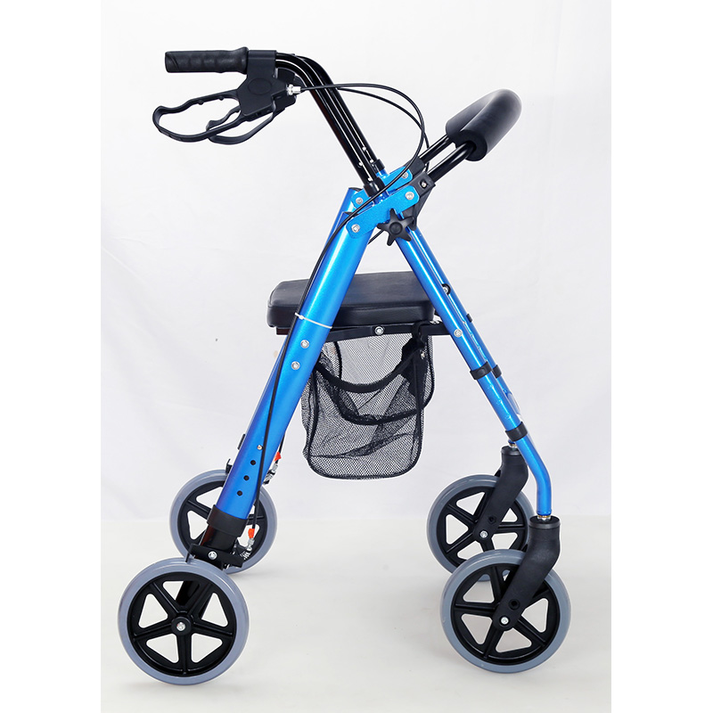 Rollator confortabil din aluminiu cu scaun