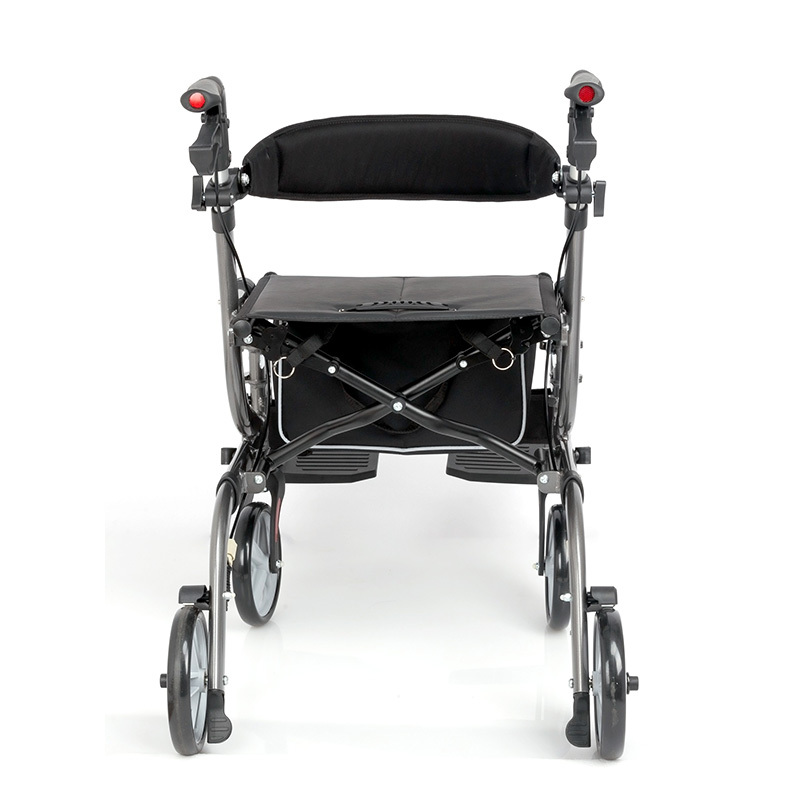 Delux Functional Aluminum Rollator With Seat