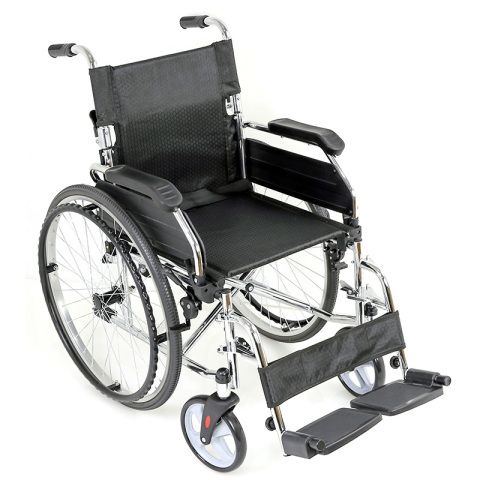 Fauteuil roulant manuel fonctionnel en acier