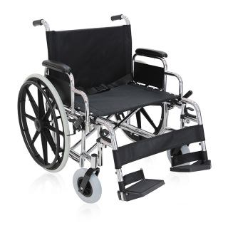 Silla de ruedas de acero resistente