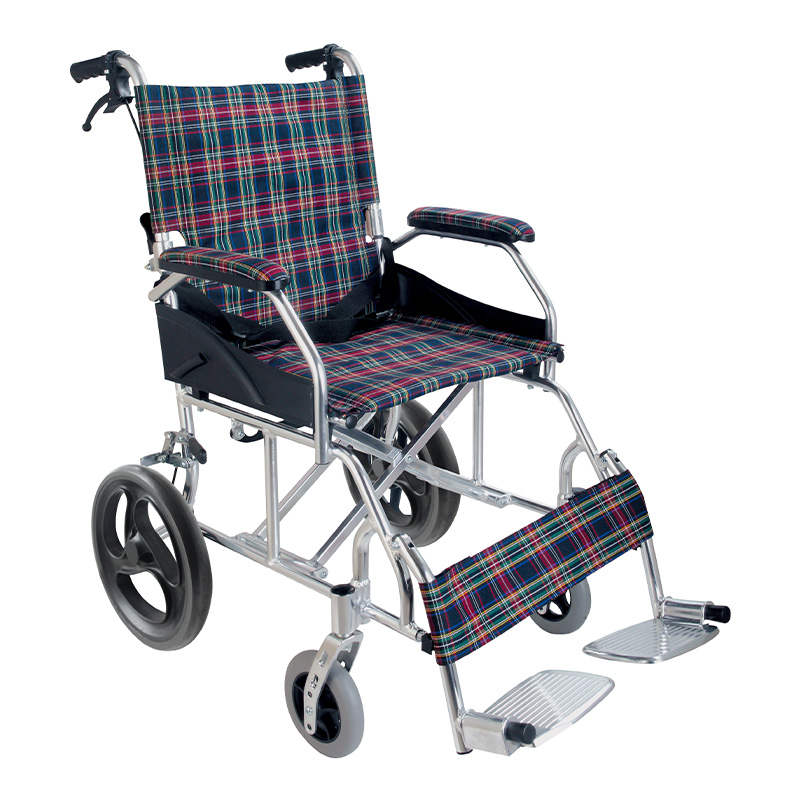 Легкая алюминиевая инвалидная коляска с 12-дюймовыми задними колесами