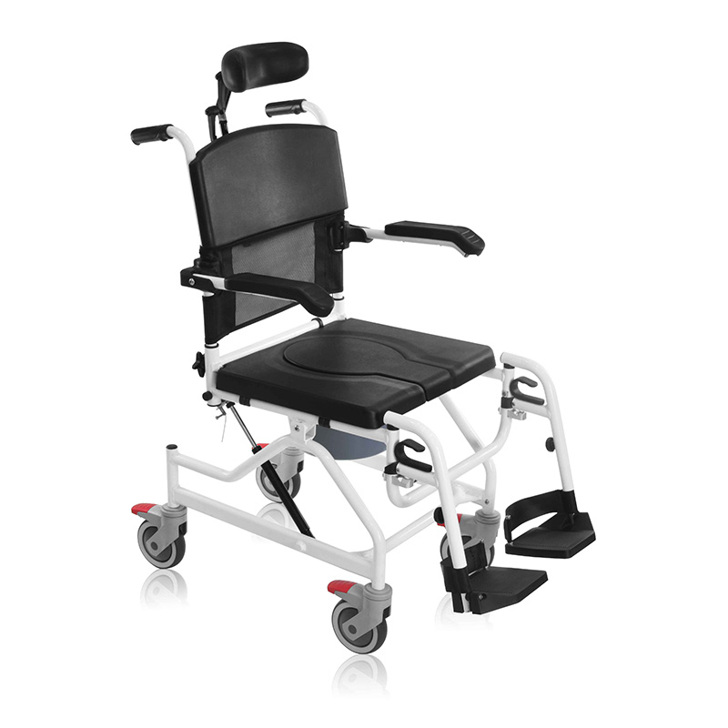 Alumínium dönthető komód kerekesszék