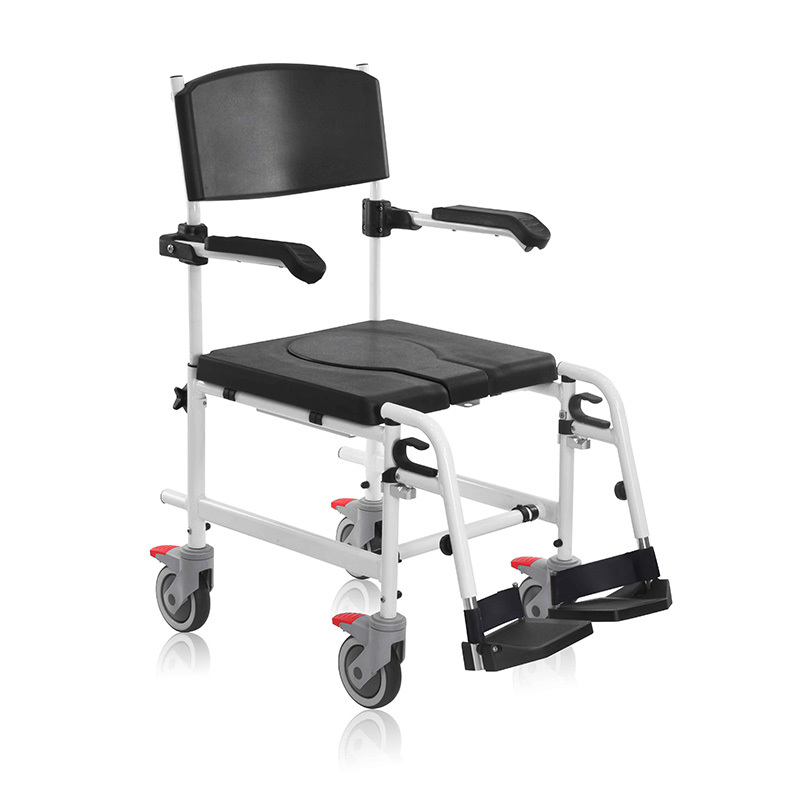 Light Weight Aluminum Commode Wheelchair