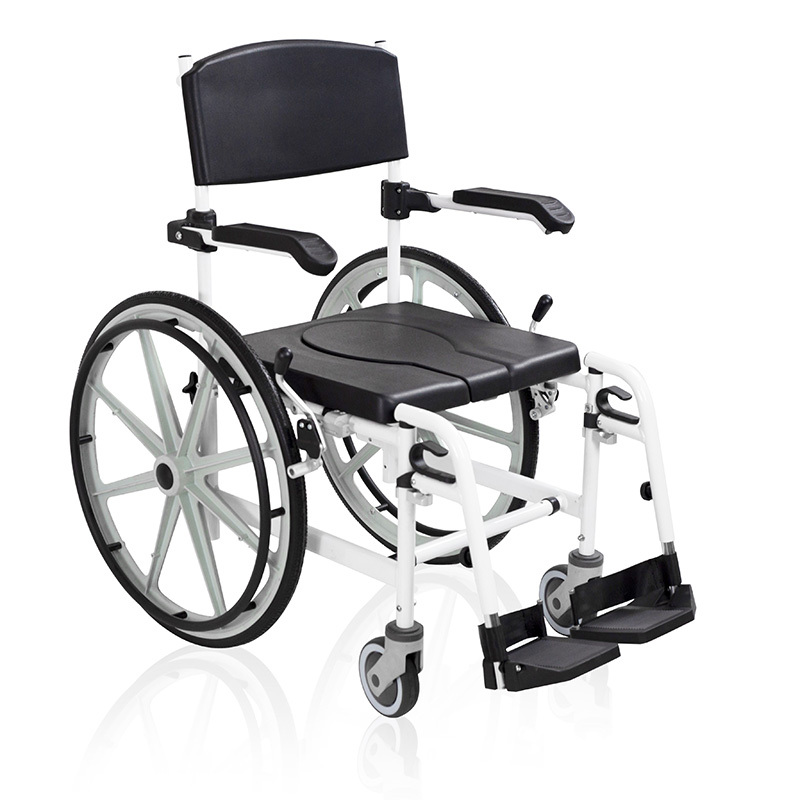 Light Weight Aluminum Commode Wheelchair