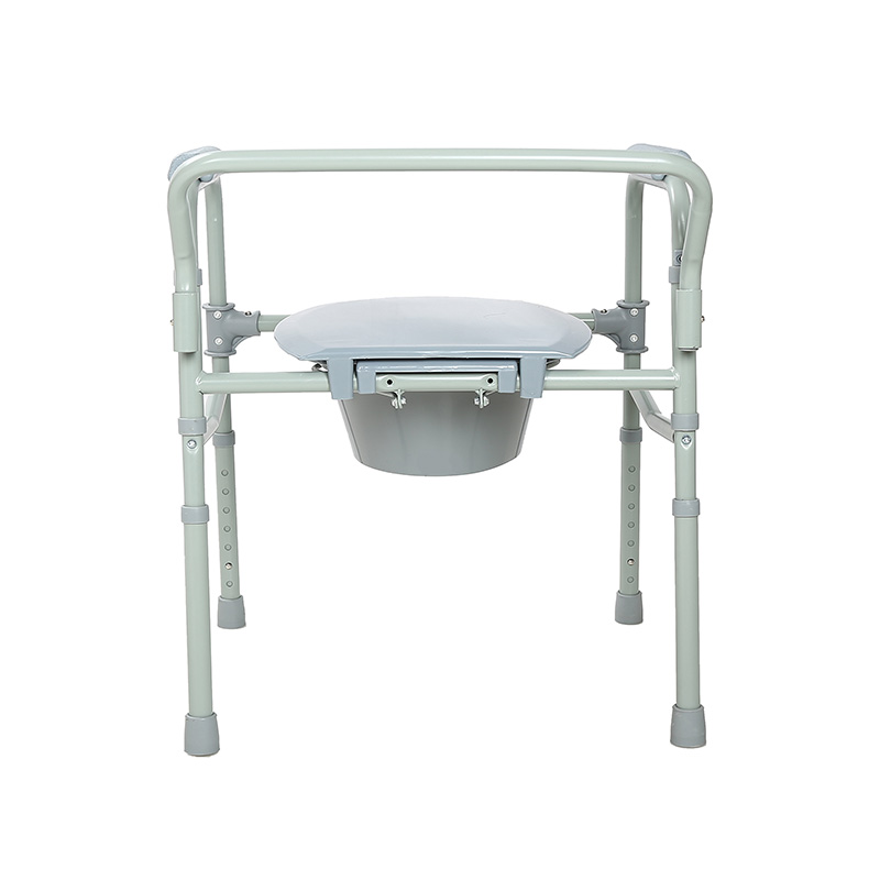 Extra Wide Steel Commode Chair
