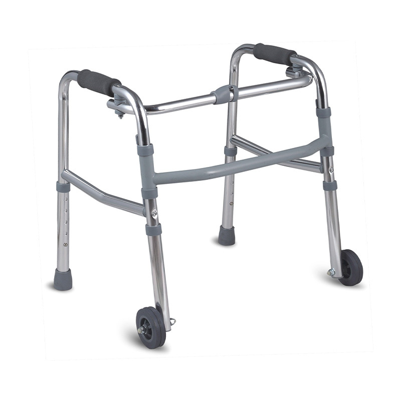 Child Aluminum Walker With 2 Wheels