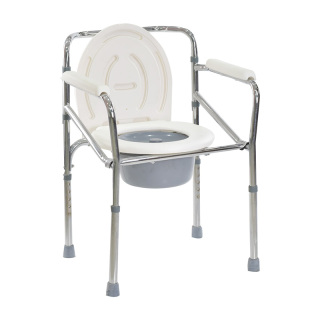 Chaise d'aisance à hauteur réglable Chaise de siège de toilette en