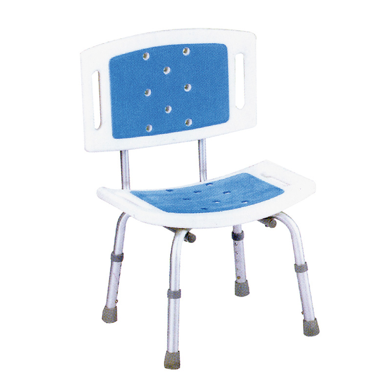 Deluxe Home Faltbarer, höhenverstellbarer Duschstuhl