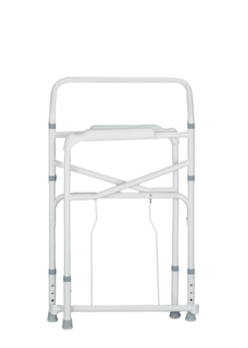 Height Adjustable Steel Commode Chair