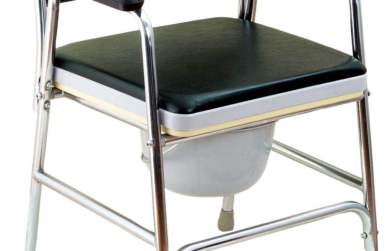 shower transport chair commode with beckrest