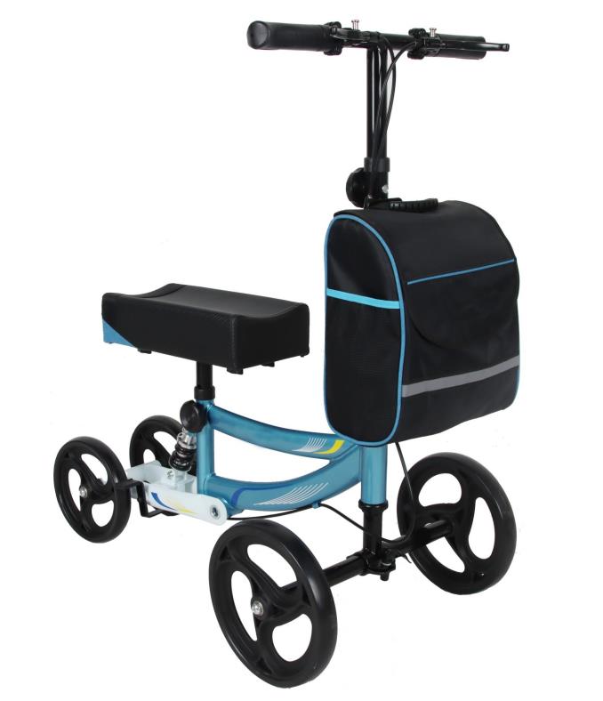 Összecsukható térdroller lábsérülésekre bevásárlótáskával