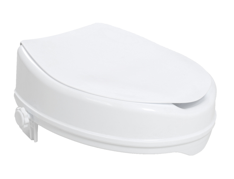 Raised Toilet Seat,Adds 2~6 Inch of Height to Toilet