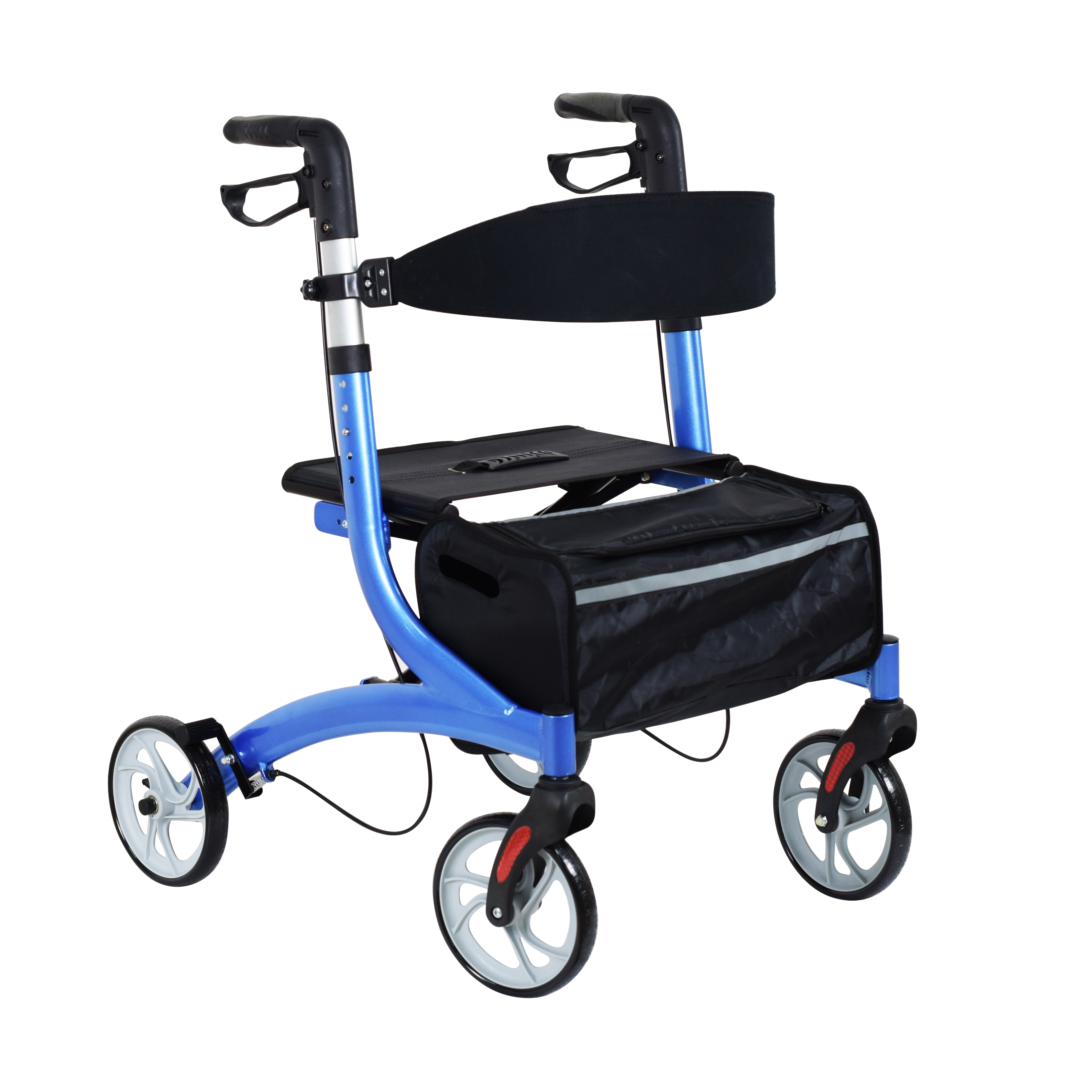 Deluxe Rollator Walker for Folding with Seat
