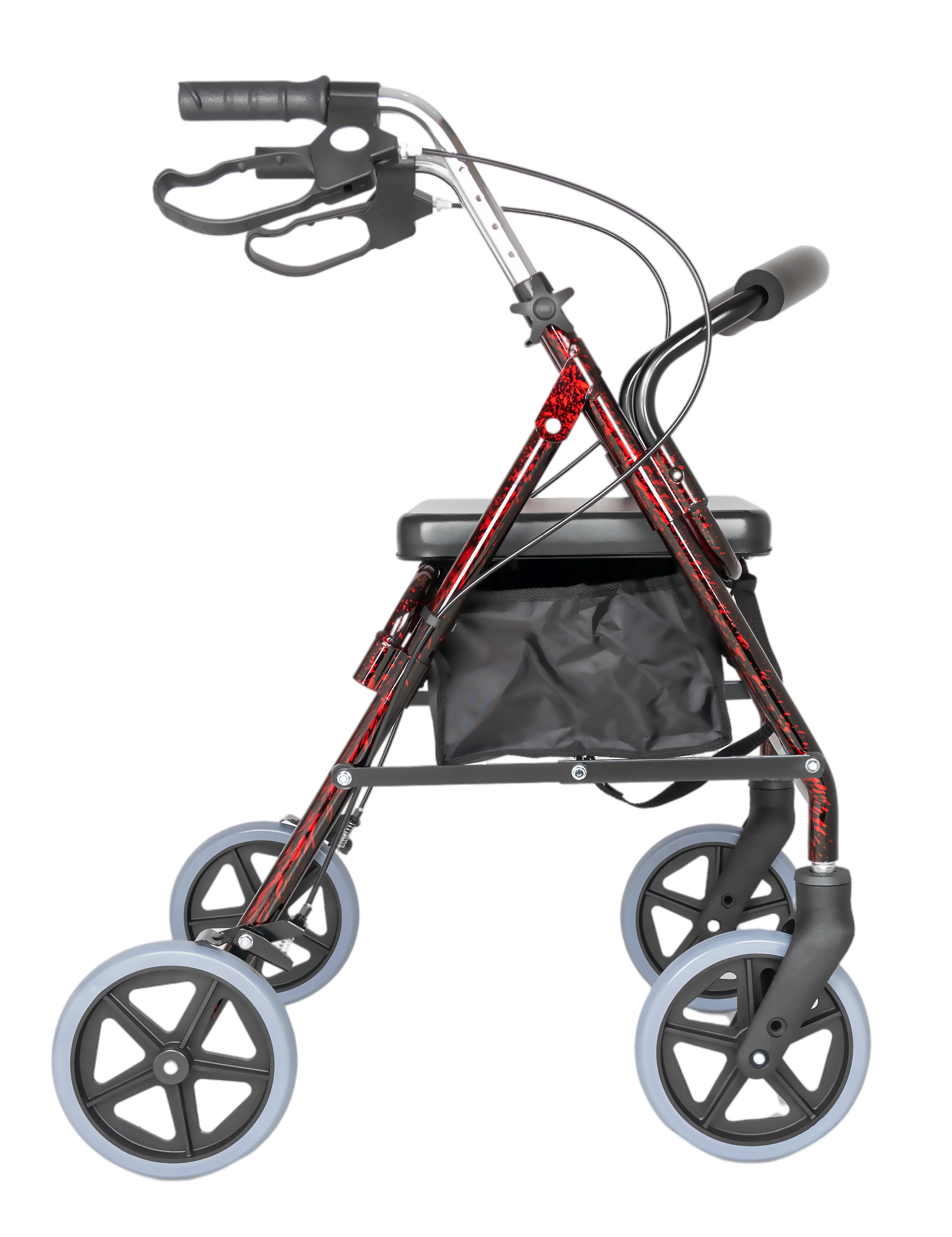 Könnyű biztonsági alumínium görgő kosárral