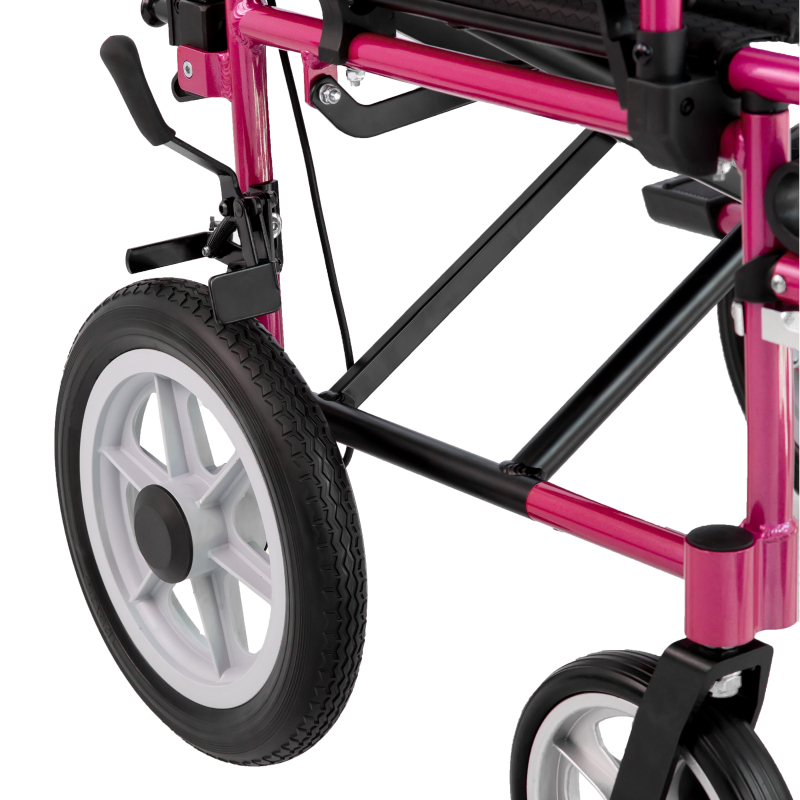 Cost-effective Transport Wheelchair with Lightweight Aluminum Frame