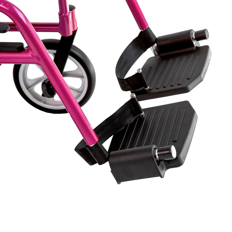 Cost-effective Transport Wheelchair with Lightweight Aluminum Frame