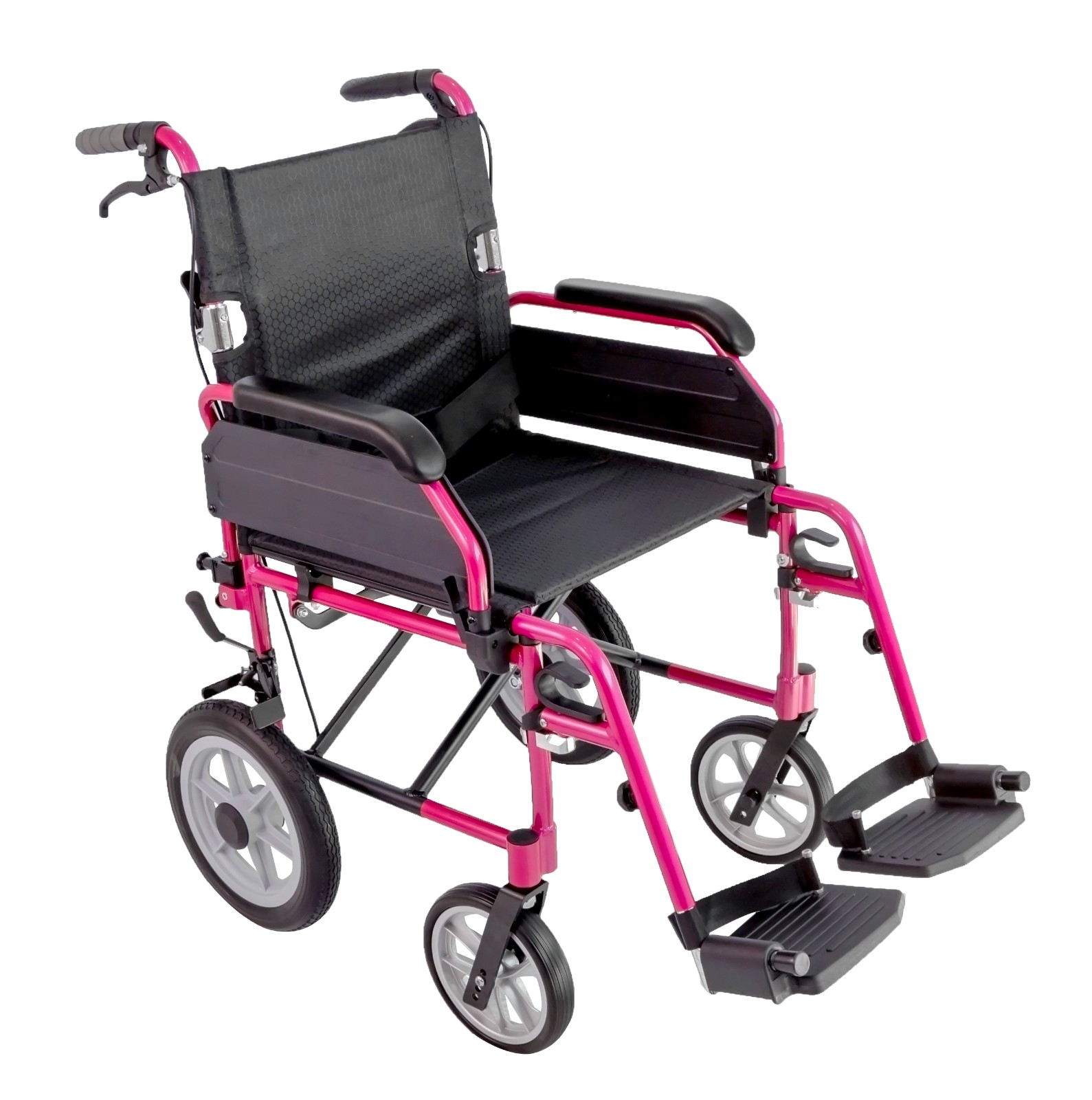 Cost-effective Transport Wheelchair with Lightweight Aluminum Frame