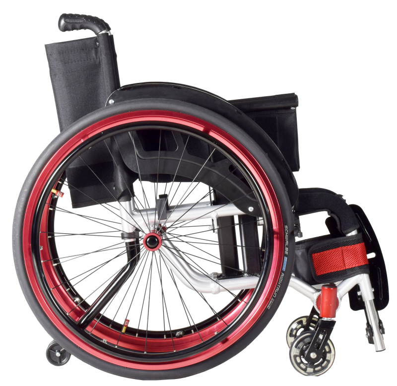Hochfester, manueller Sport-Aluminium-Rollstuhl vom Freizeittyp