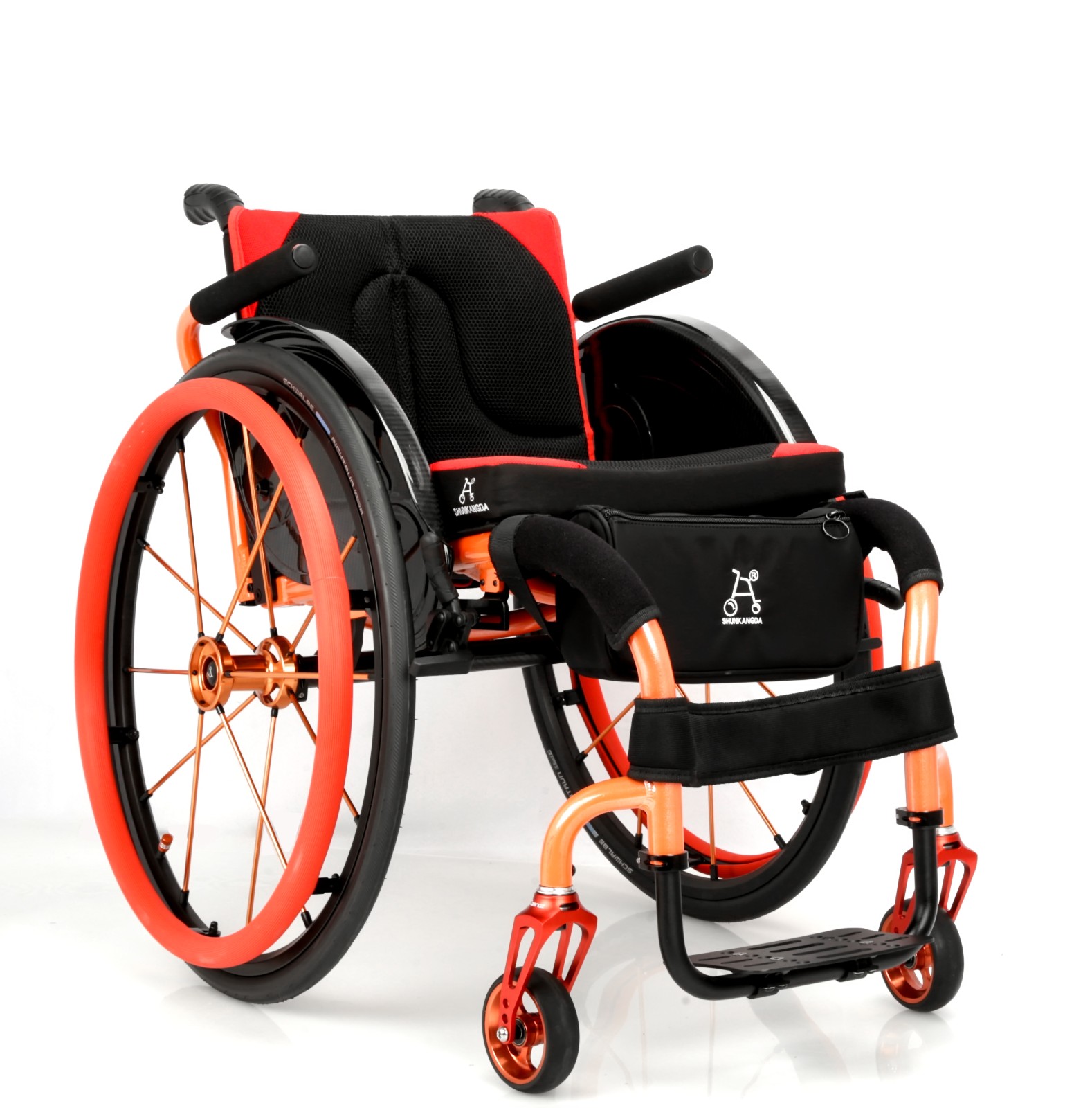 Leisure Type High Strength Sport Aluminum Manual Wheelchair