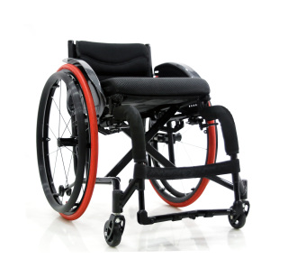 Fauteuil roulant pliable en aluminium de sport léger