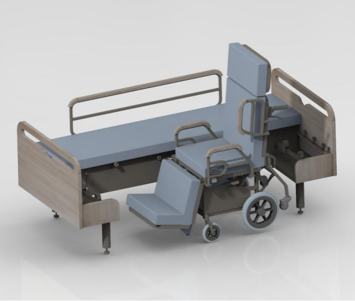 View of Supply Multifunction Bed-Wheel Chair Combo Wholesale Factory - Foshan ...