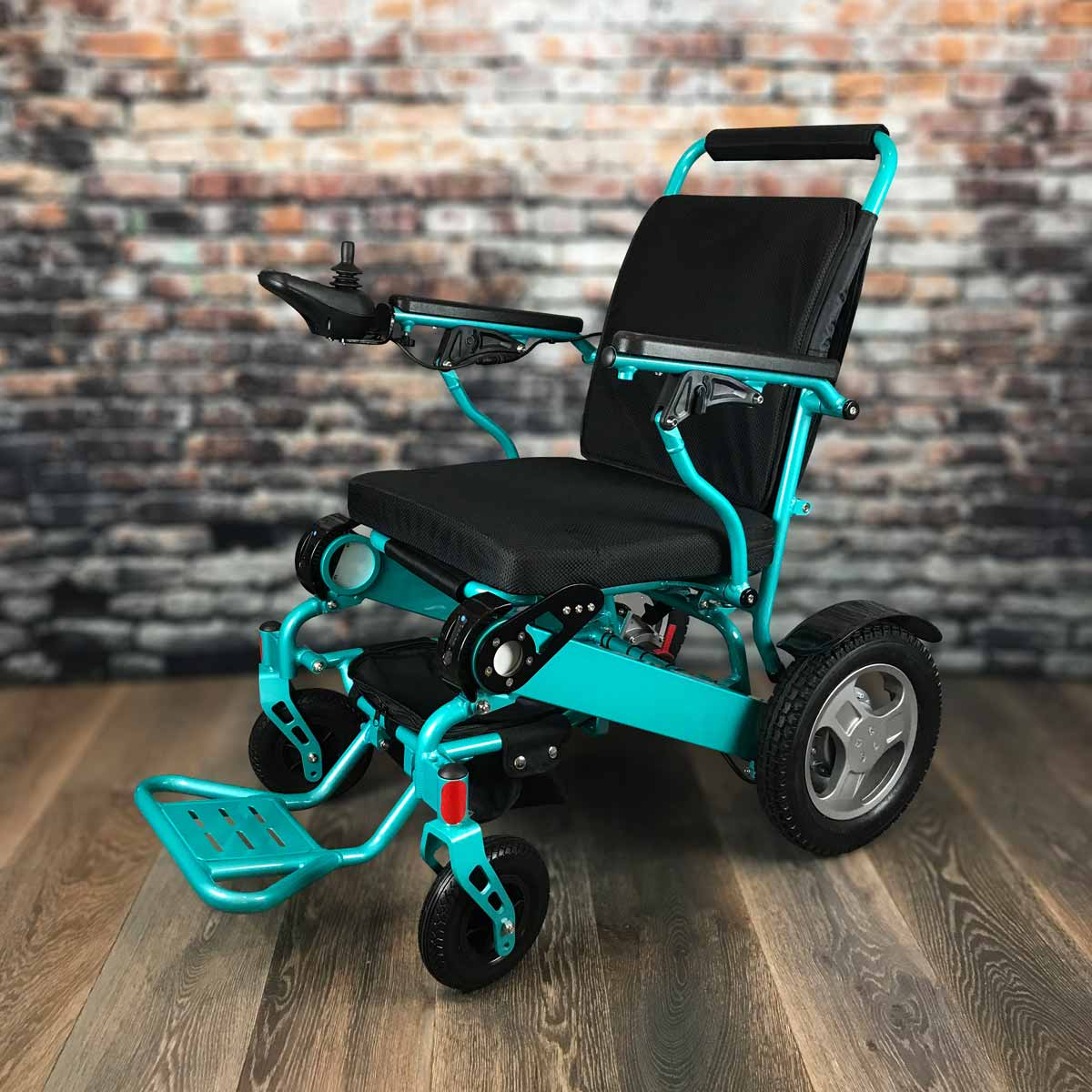 What is the driving distance of the eelectric wheelchair?