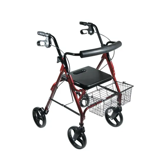 Is the folding design of the light weight rollator easy to carry?
