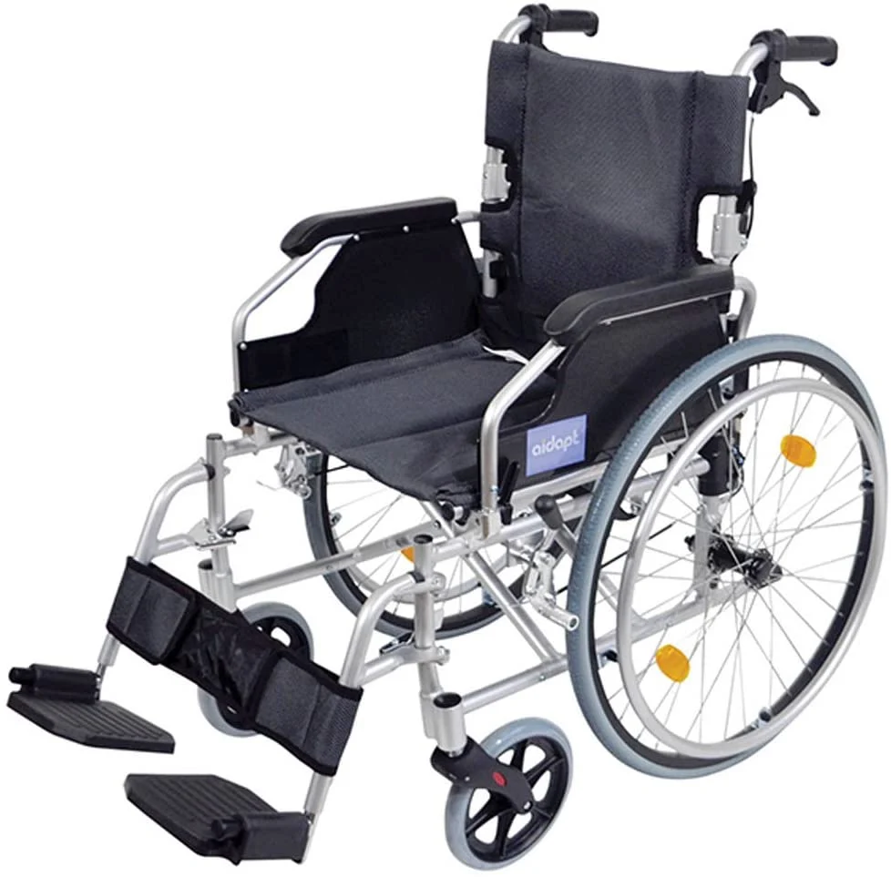 How are aluminum wheelchairs rated among medical staff?