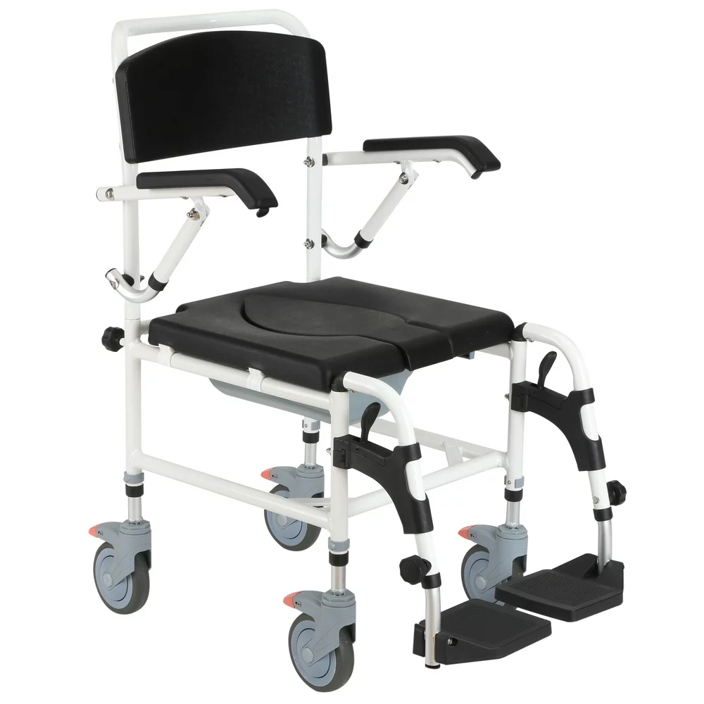How does a commode wheelchair improve the quality of life of people with disabilities?