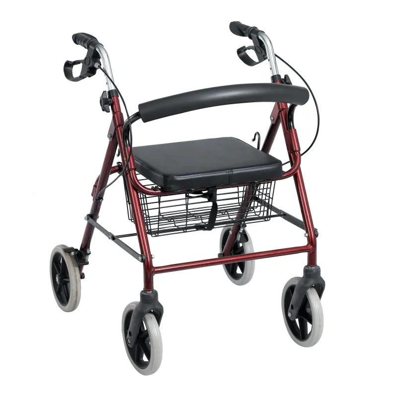 How many wheels of rollator walker are best for balance?