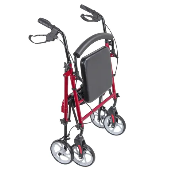 Are wheeled rollator walkers safe for the elderly?