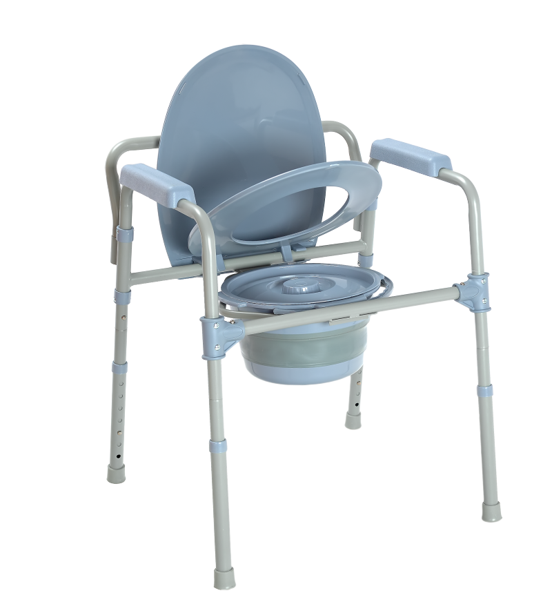 Silla con cómoda de acero segura: diseño de cartón pequeño