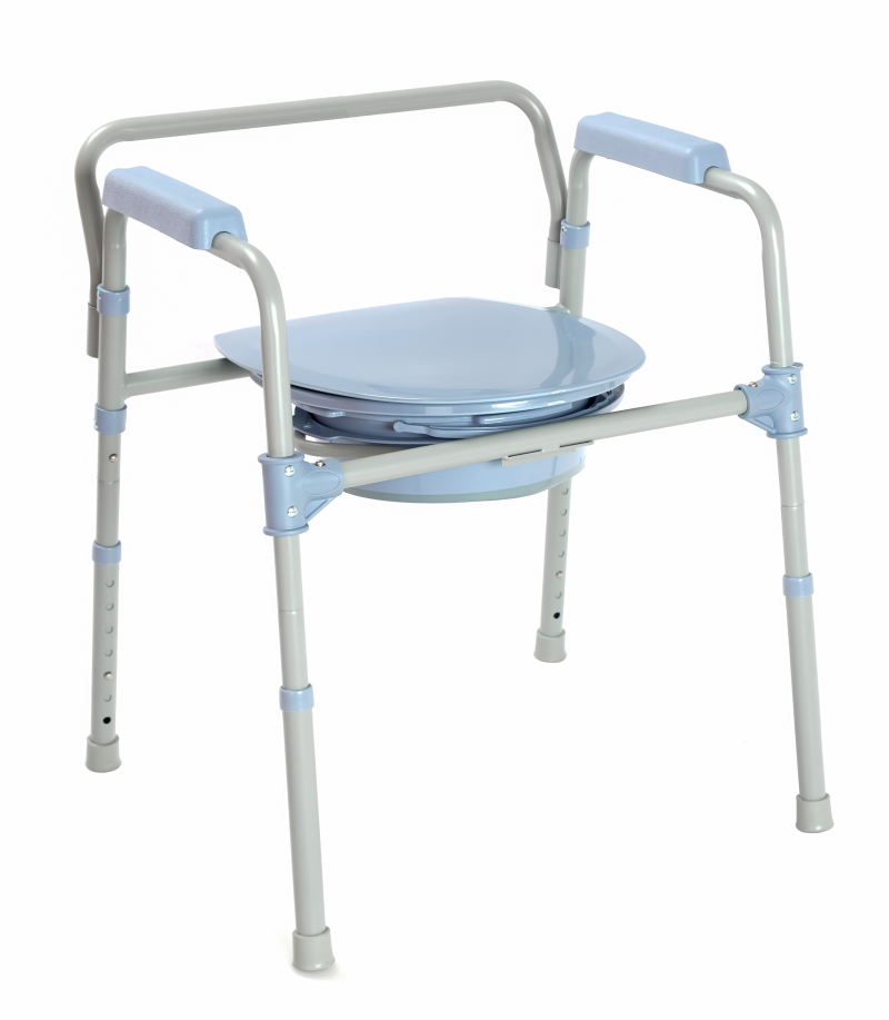 Silla con cómoda de acero segura: diseño de cartón pequeño