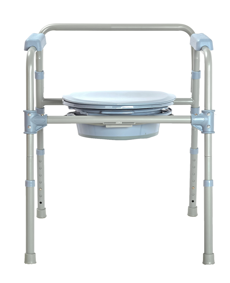 Silla con cómoda de acero segura: diseño de cartón pequeño
