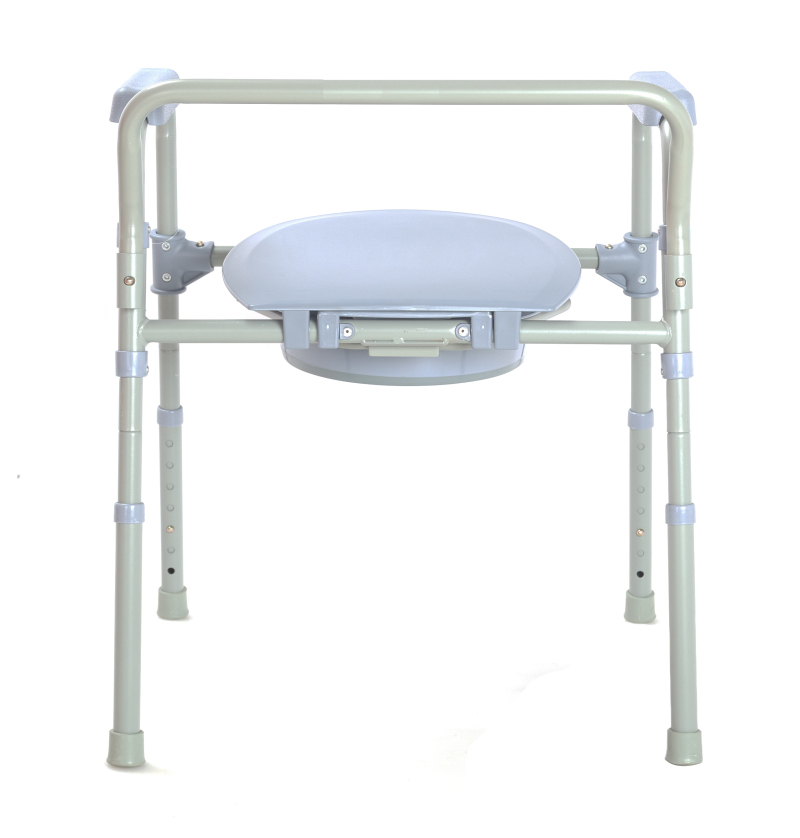 Silla con cómoda de acero segura: diseño de cartón pequeño