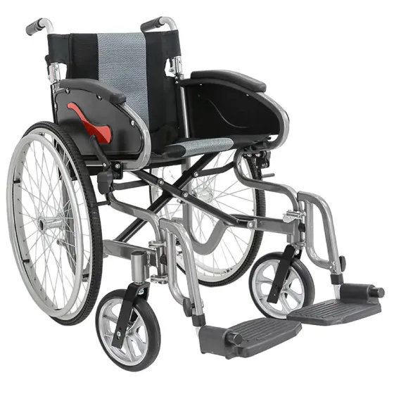 Can manual wheelchairs be folded? What is its maximum load capacity?