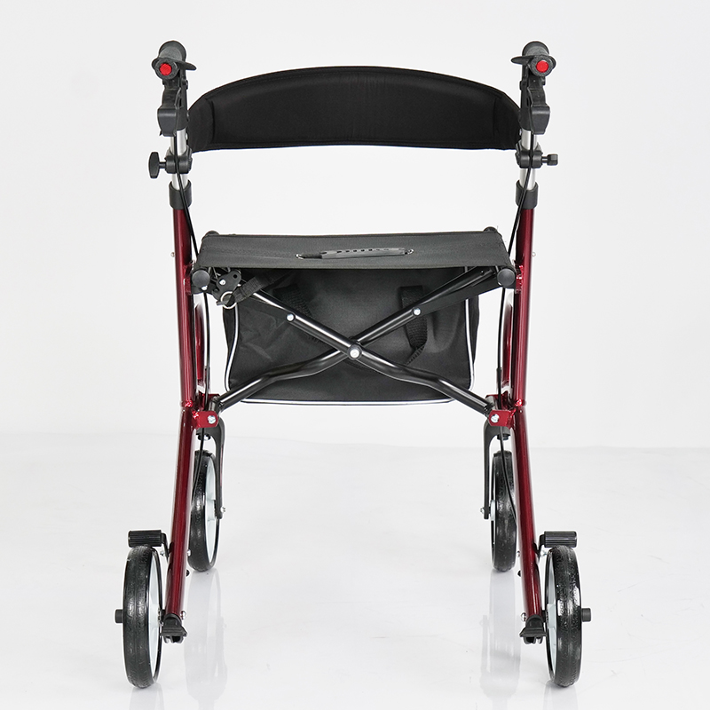 Lightweight Aluminum Reinforce Frame Rollator Walker For Seniors/Adults