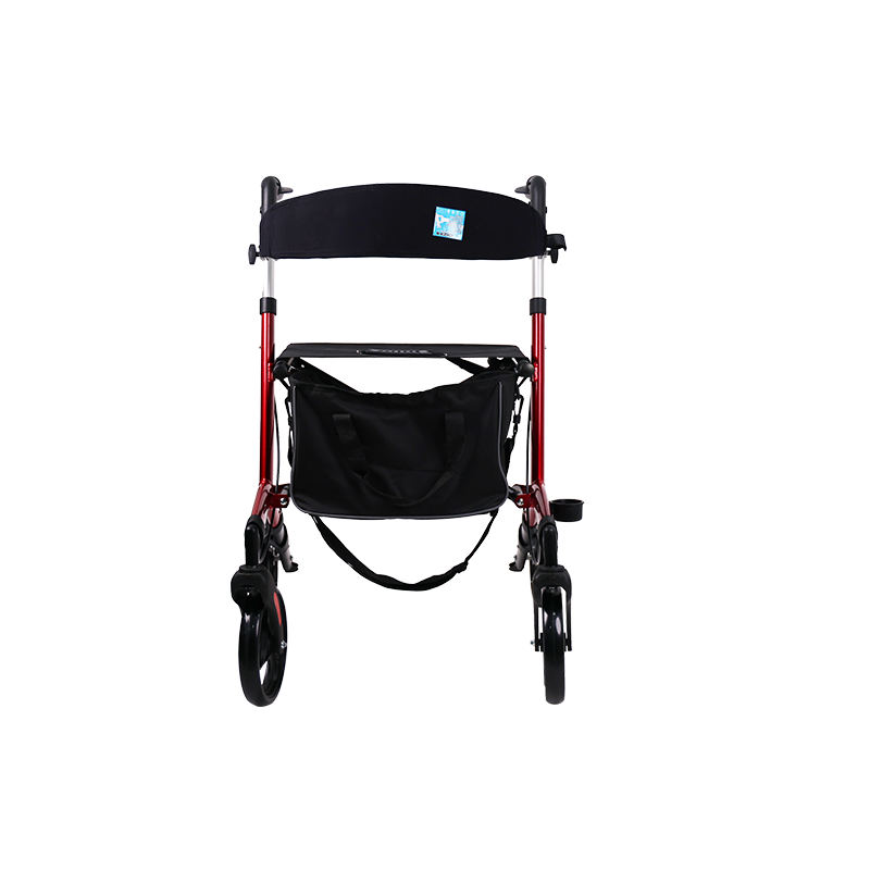 Light weight Rollator for Seniors with Seat and Four 8 inch Wheels