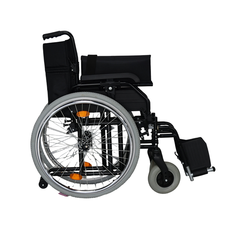 Multi-Functional Steel Folable Wheelchair with Anti-Tipper