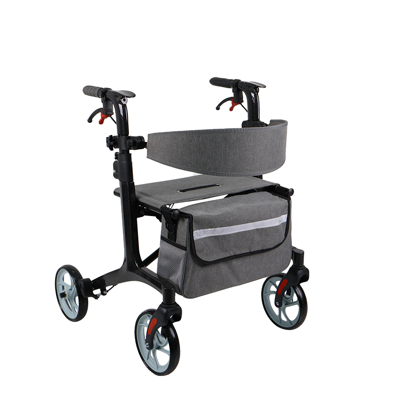 Deluxe Ultra light Weight Carbon Fiber Rollator Walker